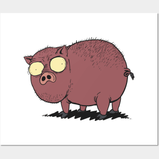 Haunted hog Posters and Art